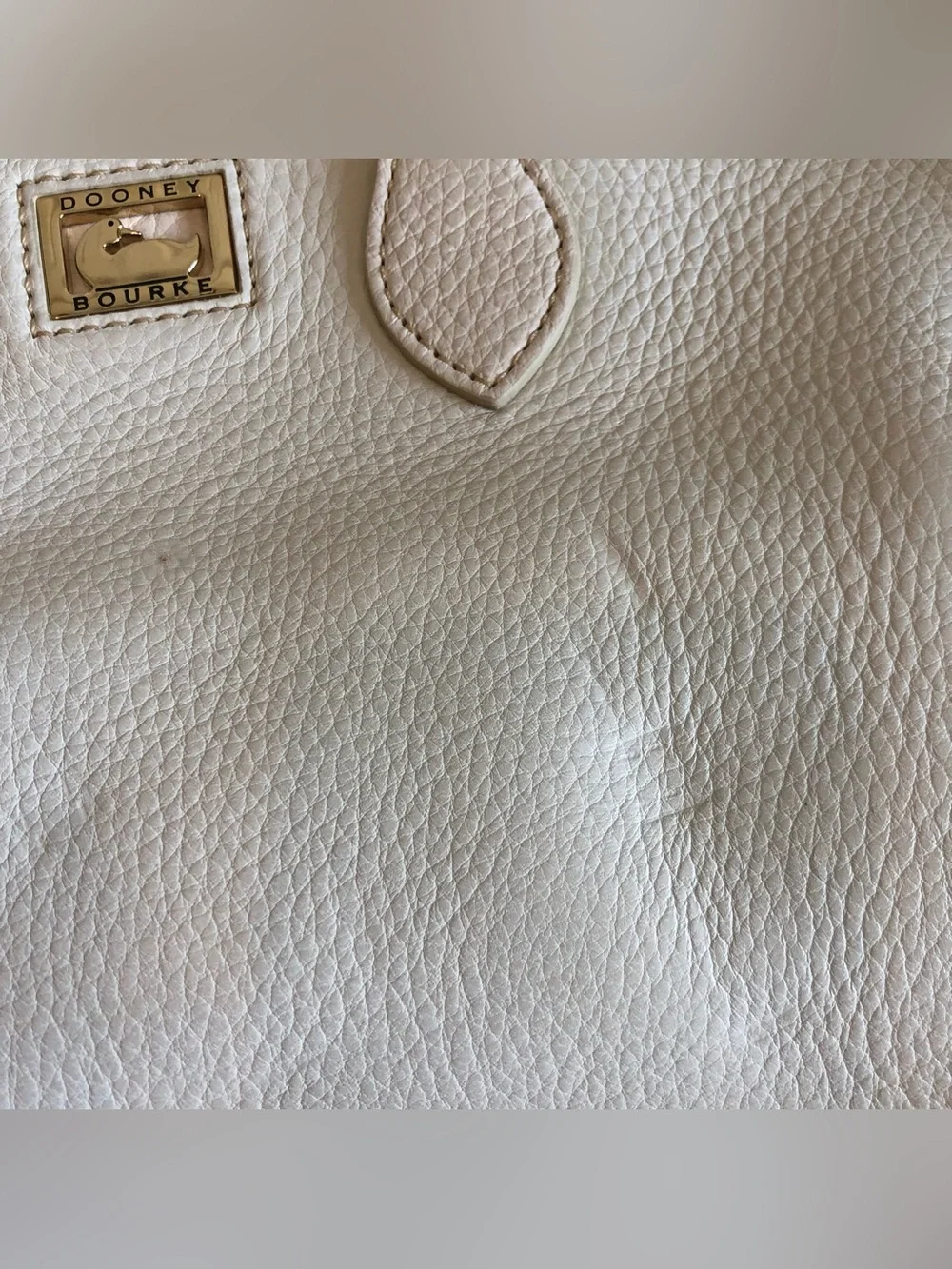 Dooney & Bourke White Satchel Leather Purse